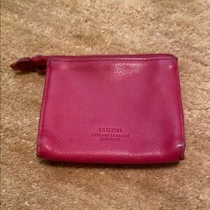 Buxton red genuine Leather Women's Wallet